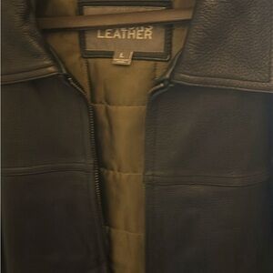 Men’s bomber style leather jacket - Wilson’s Leather